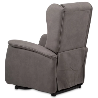 TV křeslo/ušák CEBIDUPAR s elektrickým polohováním, béžovostříbrná