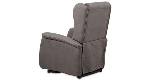 TV křeslo/ušák CEBIDUPAR s elektrickým polohováním, béžovostříbrná