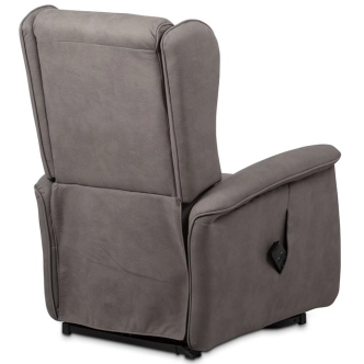 TV křeslo/ušák CEBIDUPAR s elektrickým polohováním, béžovostříbrná