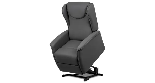 TV křeslo/ušák CEBIDUPAR s elektrickým polohováním, šedá 