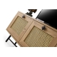TV stolek ALMOND 140 cm, dub/černá