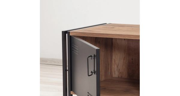 TV stolek ANSWER 130 cm, atlantská borovice/černá