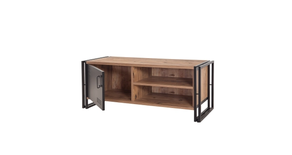 TV stolek ANSWER 130 cm, atlantská borovice/černá