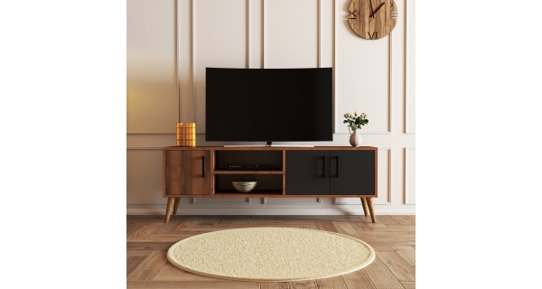 TV stolek ARPA, vlašský ořech/antracit
