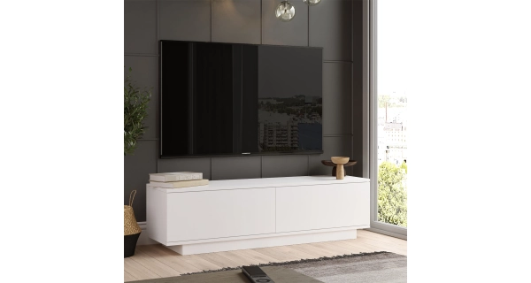 TV stolek ASPEN, bílá