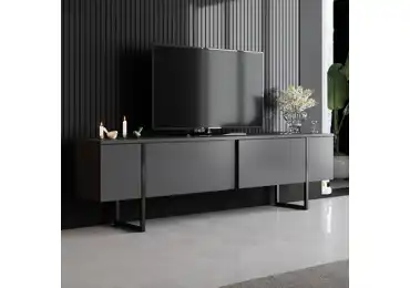 TV stolek BILLY, antracit/černá