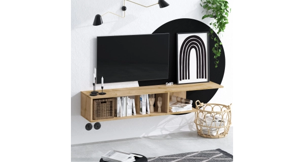 TV stolek CALLIDORA, dub safírový