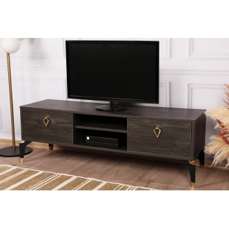 TV stolek CASSONOVA, tmavě hnědá