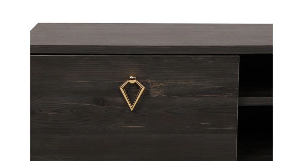 TV stolek CASSONOVA, tmavě hnědá