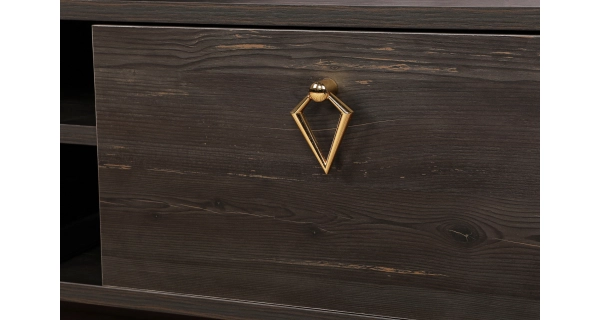 TV stolek CASSONOVA, tmavě hnědá