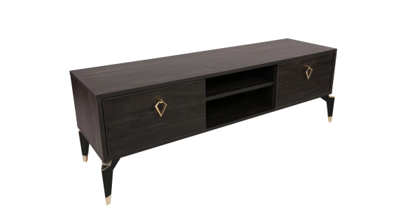 TV stolek CASSONOVA, tmavě hnědá