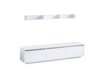 TV stolek CEDRIC, bílá