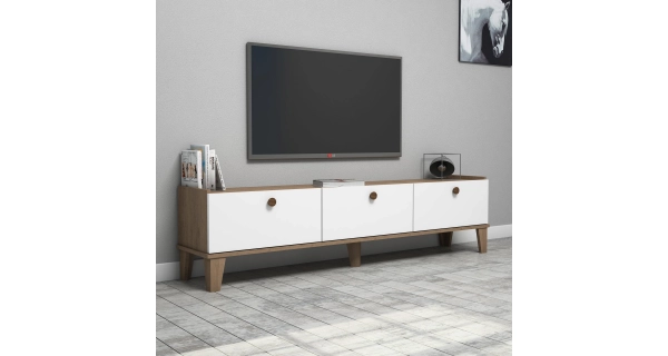 TV stolek ČESTMÍR, dub/bílá