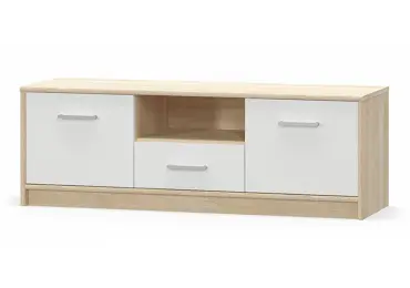 Tv stolek CHACALTAYA 2D1S, dub sonoma/bílý mat