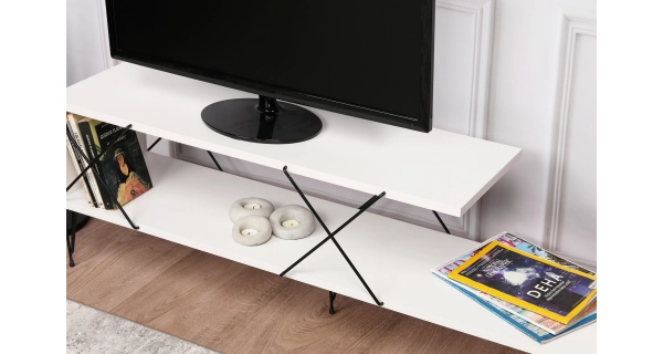 TV stolek CULEBRA, bílá