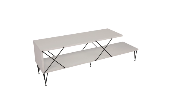 TV stolek CULEBRA, bílá