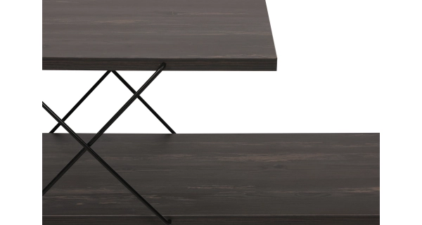 TV stolek CULEBRA, tmavě hnědá