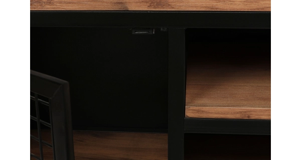 TV stolek DIVA, borovice/černá