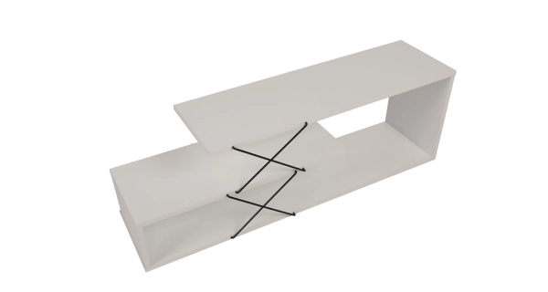 TV stolek DOBROMIL, bílá