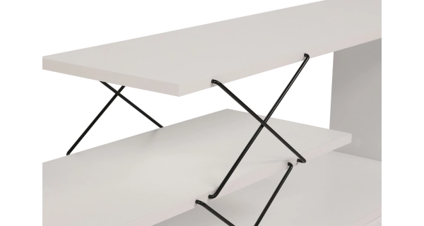 TV stolek DOBROMIL, bílá