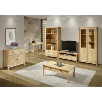 TV stolek DWAYNE, masiv borovice