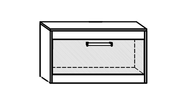 TV stolek GATTON s dvířky, dub sonoma/bílý lesk, 5 let záruka