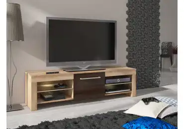 TV stolek GULISTON, dub sonoma/dub sonoma tmavý