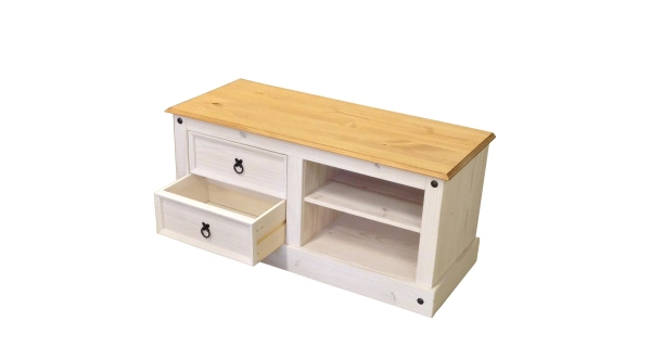 TV stolek PIMBOW bílý vosk