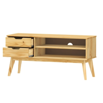 TV stolek SIMIR 2S, masiv borovice