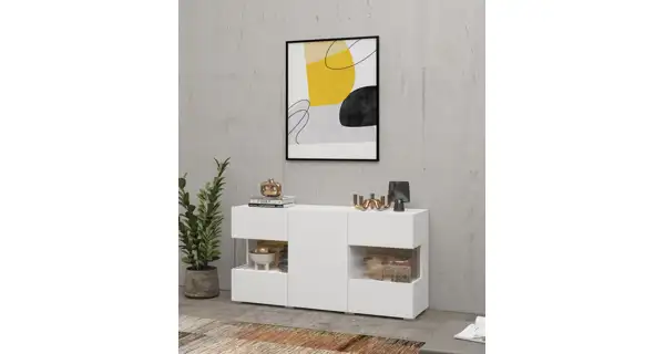 UDREN komoda 3D, bílá