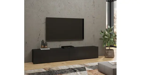 UDREN televizní stolek 2V, černá