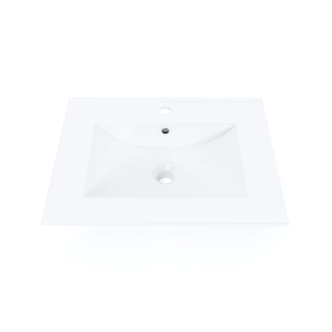 Umyvadlo keramické IRVONE 60 cm, bílá