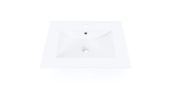 Umyvadlo keramické IRVONE 60 cm, bílá