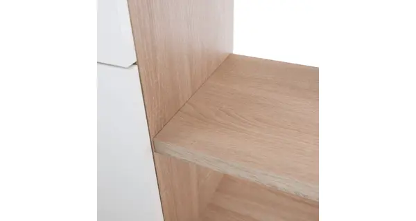 Univerzální psací stůl PATAIKOS, dub sonoma/bílá