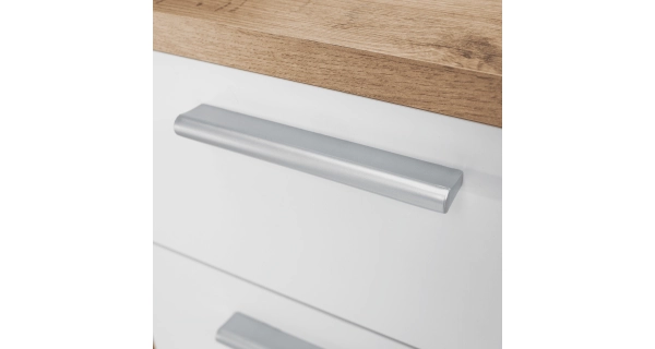 Univerzální psací stůl PATAIKOS, dub wotan/bílá