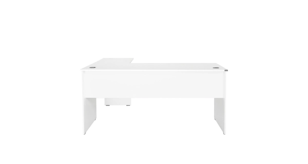 Univerzální rohový psací stůl CORNO, bílý