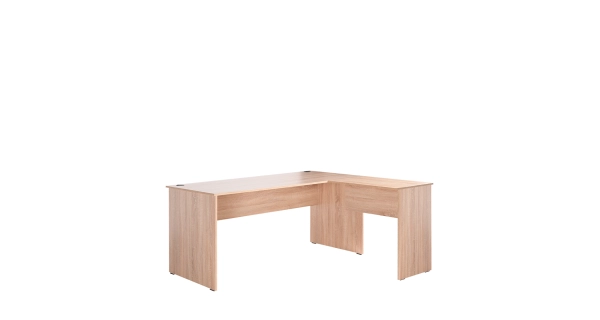 Univerzální rohový psací stůl CORNO, dub sonoma