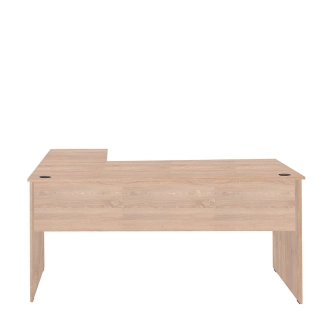 Univerzální rohový psací stůl CORNO, dub sonoma