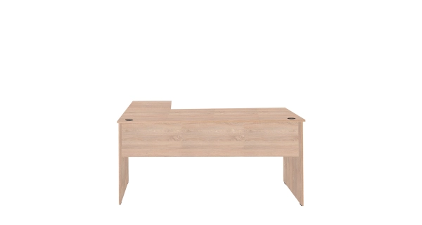 Univerzální rohový psací stůl CORNO, dub sonoma