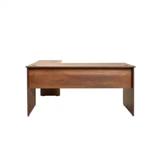 Univerzální rohový psací stůl CORNO, ořech Oslo