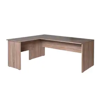 Univerzální rohový psací stůl PIONA, latte DOPRODEJ