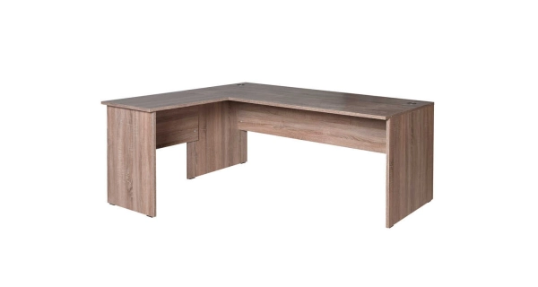 Univerzální rohový psací stůl PIONA, latte DOPRODEJ