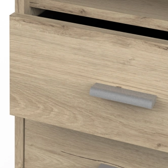 Uzamykatelný psací stůl WAHLBER, dub royal