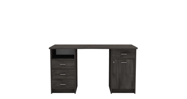 Uzamykatelný psací stůl WAHLBER, dub waterford