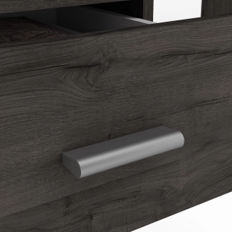 Uzamykatelný psací stůl WAHLBER, dub waterford