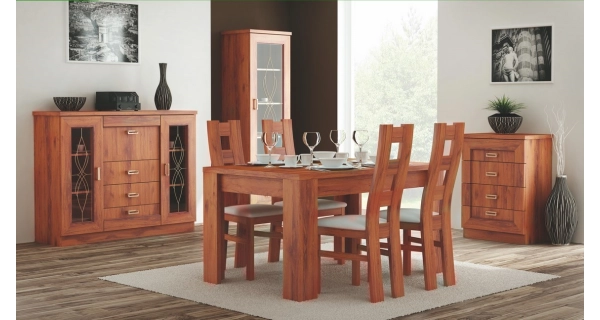 Úzká komoda ACHAO 4S, dub stoletý