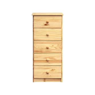 Úzká komoda VITOSHA 5S, masiv smrk