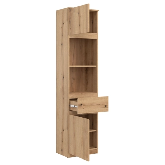 Úzký regál BORROMEO, dub evoke