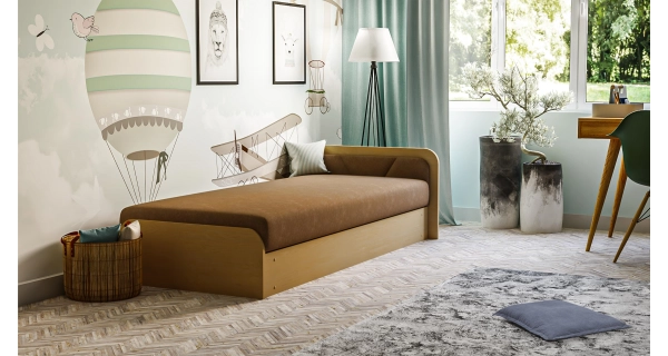 Válenda EULALIA 03, hnědá/hnědá, pravá