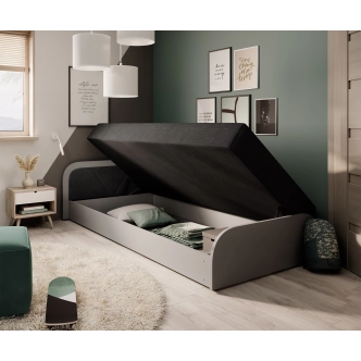 Válenda EULALIA 04, černá/šedá, levá